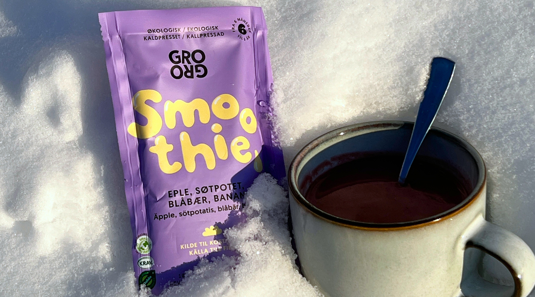 Blåbær smoothie til barn